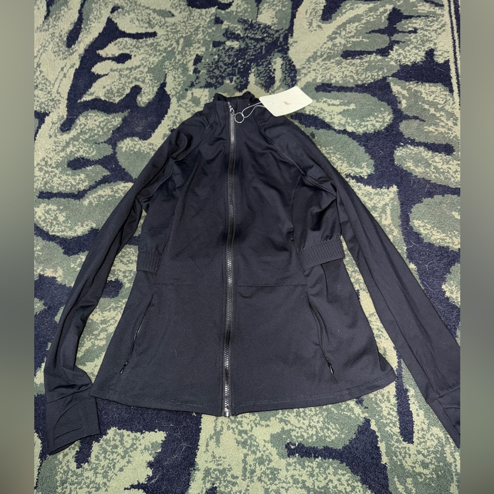 Black Fabletics Full-Zip Jacket size M